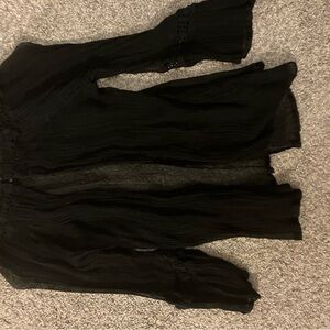 black gothic cardigan size small
